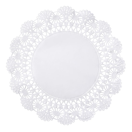 Brooklace 12" White Cambridge Lace Doilies 1000 PK 500239